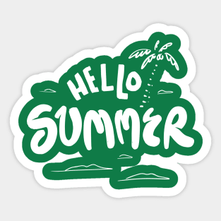 Hello summer Sticker